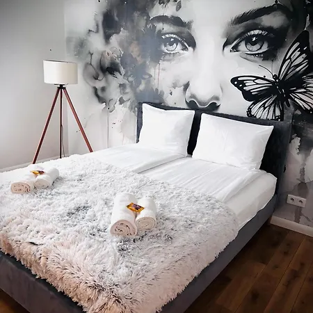 Apartament White Glove Deluxe Atlas Arena Лодзь Екстер'єр фото